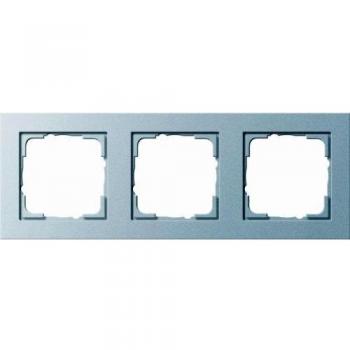 GIRA System 55 E2 3-fach Rahmen aluminium 021325