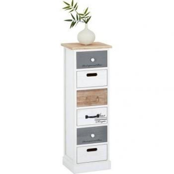 Petite commode SALVA 6 tiroirs style vintage