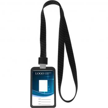 Security Pass Tag Holder with Lanyard