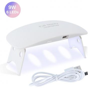 9W UV LED Nail Dryer for All Gel Types