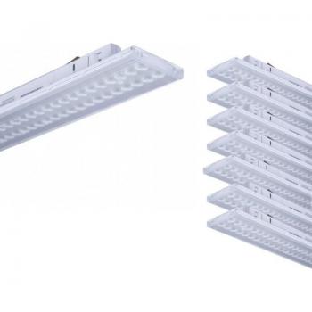 Spot LED Linéaire Triphasé 1,5 m Blanc – Ajustement CCT 3000/4000/6000K (Kit de 8) Silumen