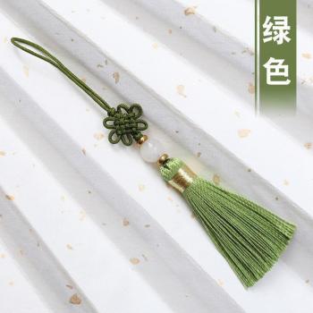 Glands de soie avec nœud chinois pour bijoux