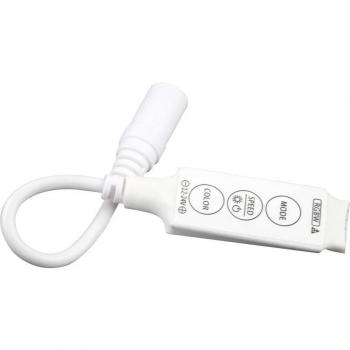 Contrôleur de Ruban LED RGBW 12V-24V avec 3 Clés et Prise Femelle