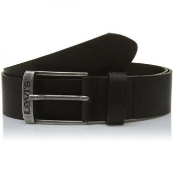 Levi's Cintura New Duncan Regular Black 95 cm in pelle