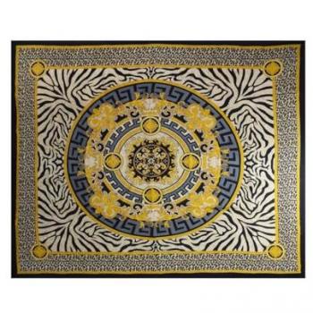 Telo Mare Grande Antisabbia con Parasole Batik Barocco