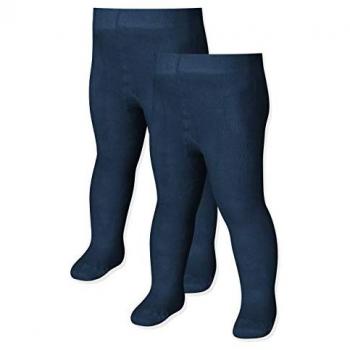 Playshoes Thermo-Strumpfhose Doppelpack marine 50/56