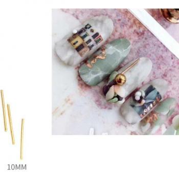 10Pcs Alloy Rivet Rods for 3D Nail Art