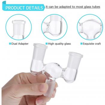 14mm Glass Double Joint Adapter