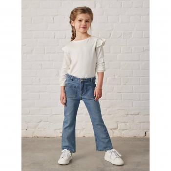 Jean flare stone 7/8ème pour fille VERTBAUDET