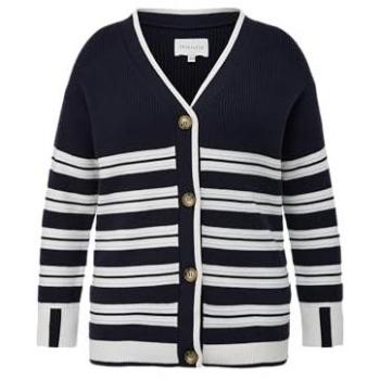 Sheego Streifen-Strickjacke für Damen