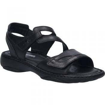 J. Seibel Debra 25 „black‑black“ – Damen‑Sandale, 100% Rindsleder, Gr. 40