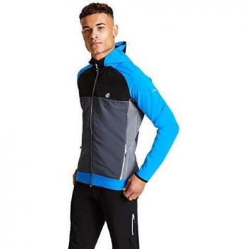 Herren 2B Athletik Softshell Jacke Aptile' DML425 IDD60 – Blau / Grau – Medium (M)
