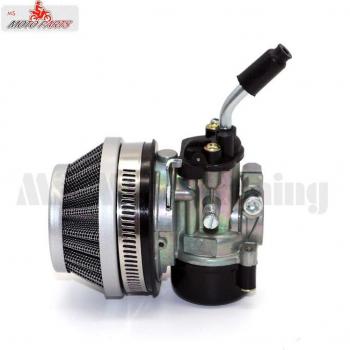 Two-Stroke Engine Carburetor with Air Filter for Motorized Bicycles 49cc to 80cc