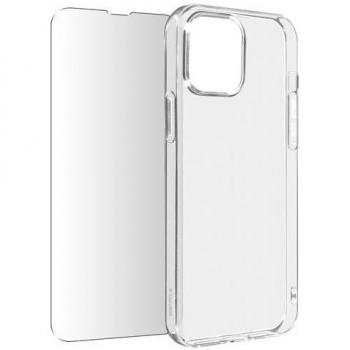 Copertura Avizar iPhone 13 – Silicone e Vetro Temperato Trasparente