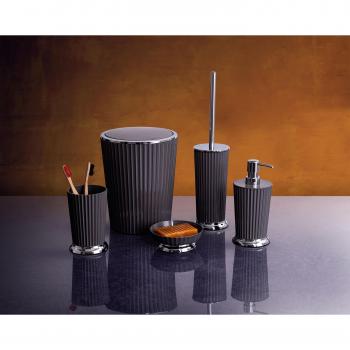 Primanova Nely Grey Bathroom Set (5 Pieces)