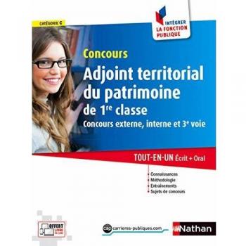 Concours adjoint territorial du patrimoine de 1ere classe