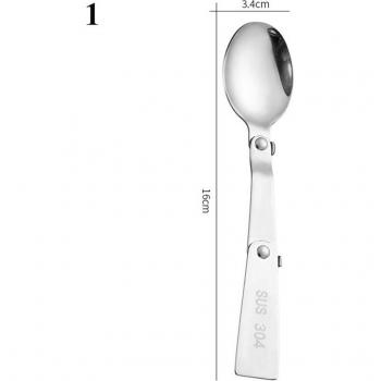 Foldable Stainless Steel Picnic Utensils