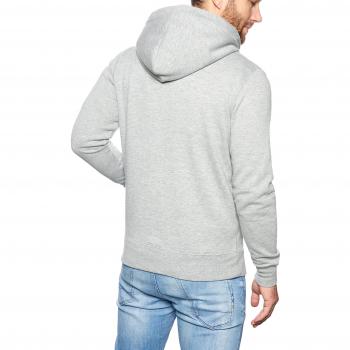 Toni Herren‑Sweater mit Kapuze – Graue Baumwoll-Variante (S)
