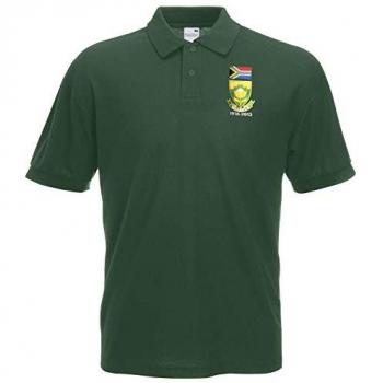 Men's Small Nelson Mandela Heritage Polo – Bottle Green