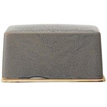 Bloomingville Butterdose Kendra, Wabi-Sabi Look, grau, Keramik