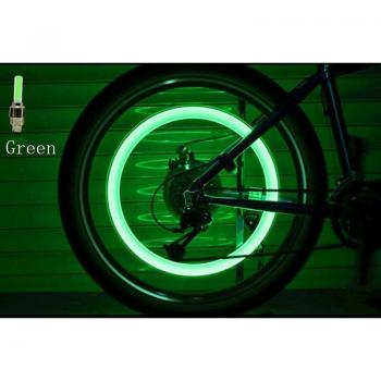 2x Bicycle and Car Valve Cap Lights
