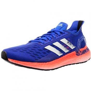 Adidas Ultraboost PB Hommes Chaussures de Course Sneakers (UK 9.5 US 10 EU 44, Bleu Blanc Orange EF0893)