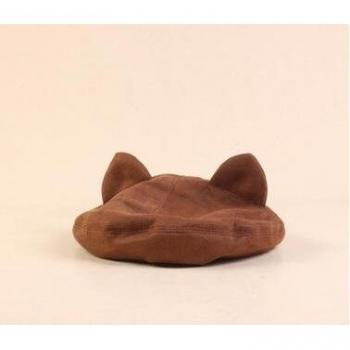 Vintage Cat Ears Beret for Students
