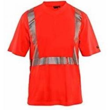 Krähe WORKWEAR Blaklader UV-T-Shirt hochsichtbar, rot, XS