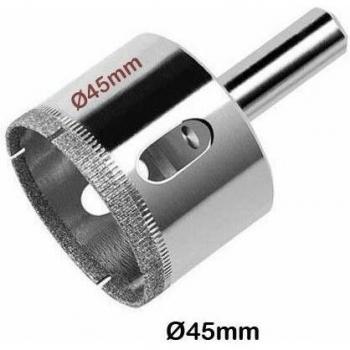 Set di Frese Diamante 45 mm per Vetro e Ceramica
