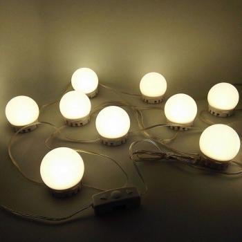 Conjunto de luces LED para espejo de maquillaje con intensidad regulable