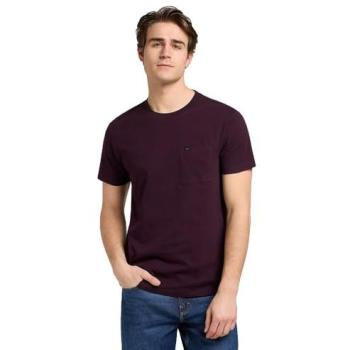Deep Wine Pocket Tee Lee Ultimate S für Herren