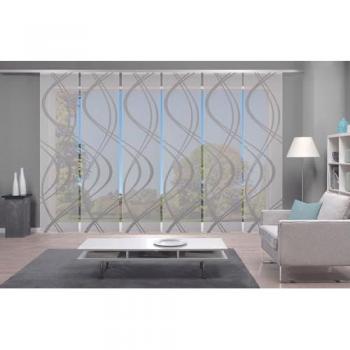 HOME WOHNIDEEN Schiebegardine TIBERIO 6er SET, transparent