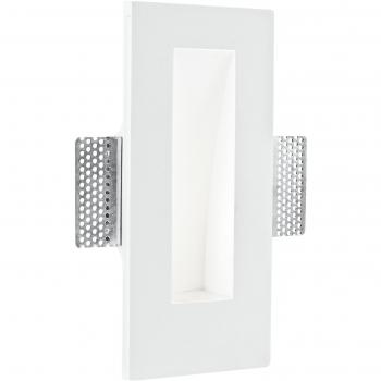 Incasso Ariel Gesso Bianco 1xGU10 Verniciabile