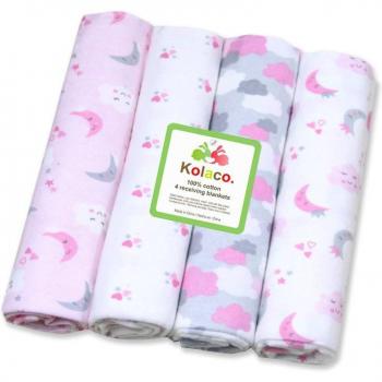 4Pcs Baby Muslin Wraps