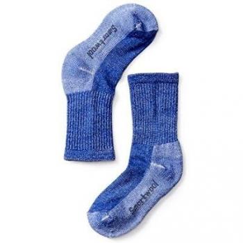 Smartwool, Hike Light Crew Socken für Kinder, Jungen, blau (Dunkelblau), S/P (26-28 EU)