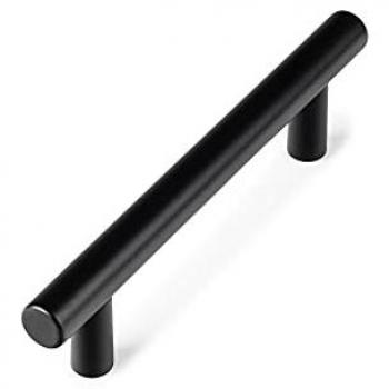 Maniglia per cassetto in acciaio inox nero 96 mm REI