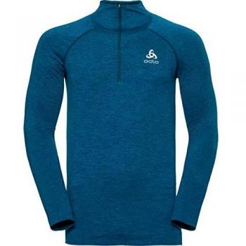 Pull Odlo Irbis Homme XXL 1/2 Zip Bleu Jewel Chaud