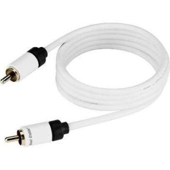 Real Cable SUB‑1/7M50 7m White Dual‑Shield Subwoofer Cord