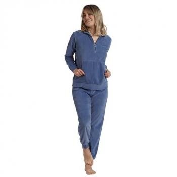 Pyjama en velours côtelé à manches longues pour femme Admas