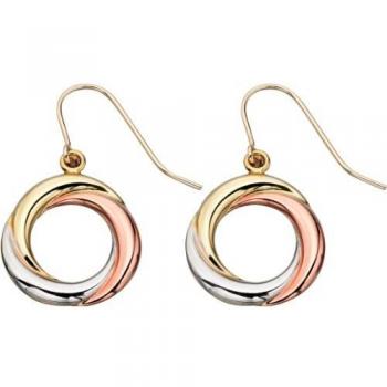 Elements Gold Russian Style Earrings in Yellow Gold (9ct)