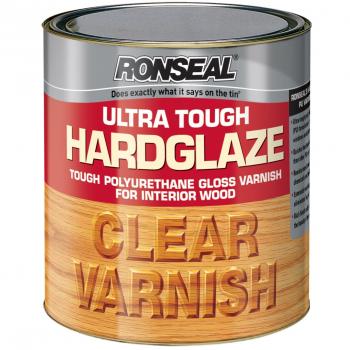 Ronseal Indoor Use Hard Glaze Clear Varnish, 250ml