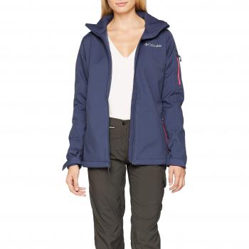 Columbia Chaqueta para Mujer, Softshell Cortavientos, Cascade Ridge, Rojo