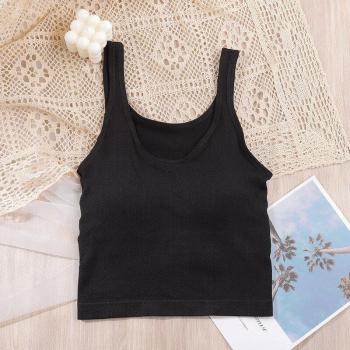 Girls' V-Neck Striped Camisole Top