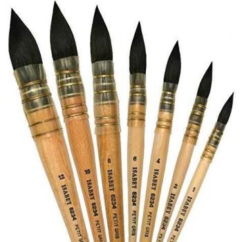 Isabey Series 6234 Size 1 Kazan Squirrel Quill Mop