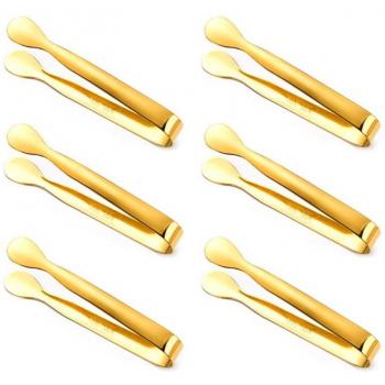 6pcs Stainless Steel Buffet Tongs