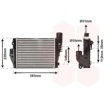 Intercooler 09004317 – modèle VAN WEZEL