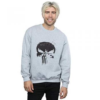 Felpa The Punisher Marvel con Logo Teschio per Uomo