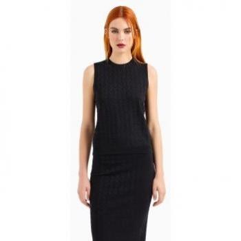Veste Courte Maille Noir A|X Armani Exchange