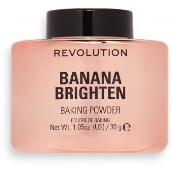 Makeup Revolution, Gesichtspuder, Banane Verfeinerndes Loose Baking-Pulver Leuchtender Loose Face Powder 30G