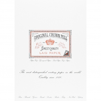 Original Crown Mill A4 Classic Line Laid Writing Pad